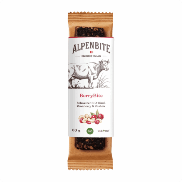 BerryBite Bio-Fleischriegel Produktfoto